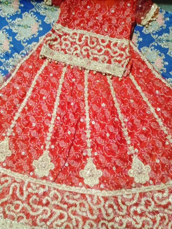 bridel lehnga Red clr 3