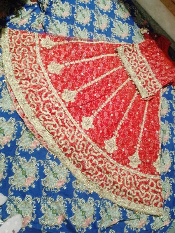 bridel lehnga Red clr 4