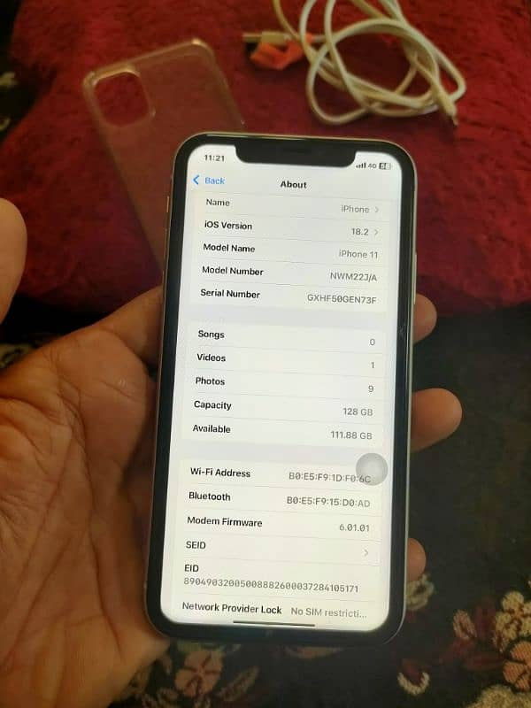 Iphone 11 128GB PTA Approve 5