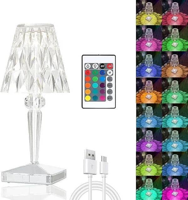 rechargeable table lamp 5 Watts LED lighting 6