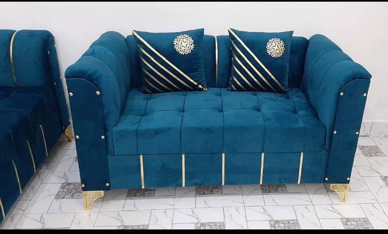 New Texture Design 6 Seater Stylish Sofa Set 6