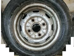 Mehran stepny with tubeless tyre in good condition available for sale.