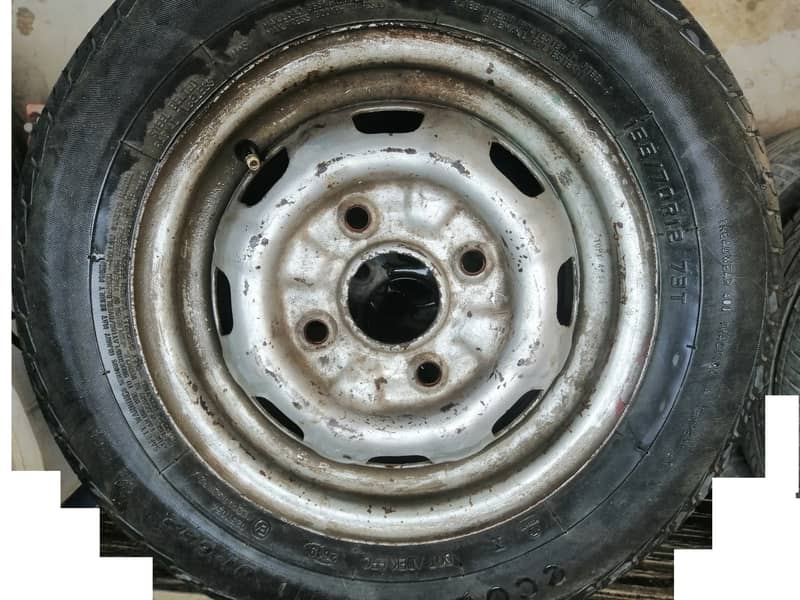 Mehran stepny with tubeless tyre in good condition available for sale. 1