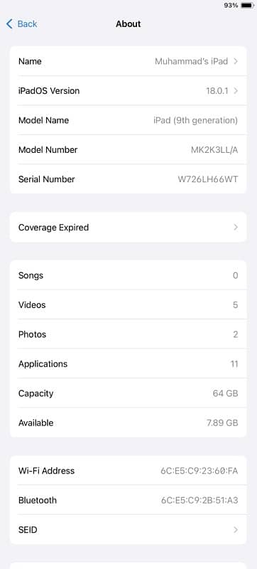 Ipad 9th generation 64 Gb Wifi for sale 4