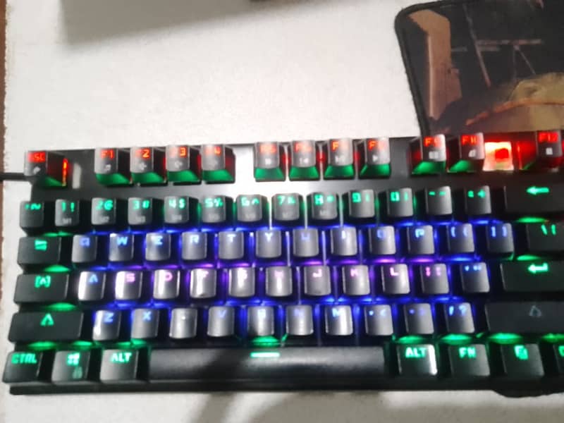 Red Switches Gaming Keyboard Tkl 0