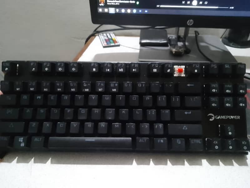 Red Switches Gaming Keyboard Tkl 7