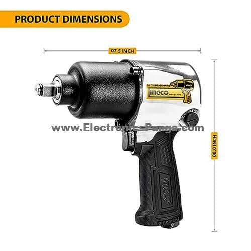 INGCO AIW12562 1/2″ Drive Air Impact Wrench (ElectronicsPanga) 4