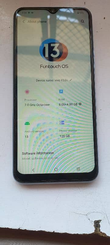 vivo y33s 8.128 4
