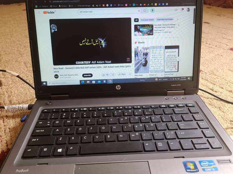 HP 6470b ProBook Laptop, Ram 8 ,250 GB hard disk Good Working 5