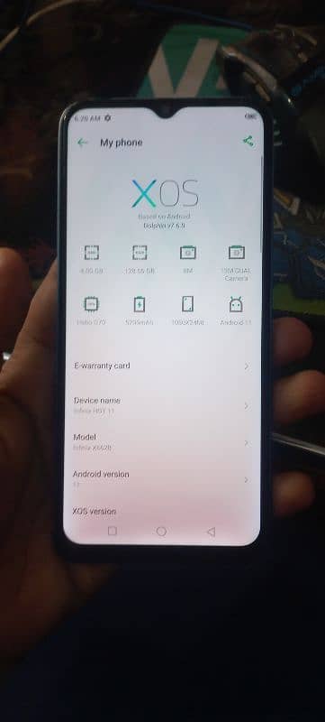infinix hot 11 4 128.10yb9 serf. mobile orignal 3