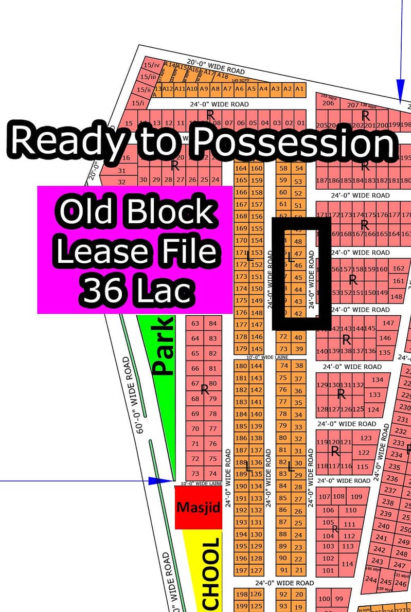 L - (Leased File + Old Block) North Town Residency Phase - 01 (Surjani) 1