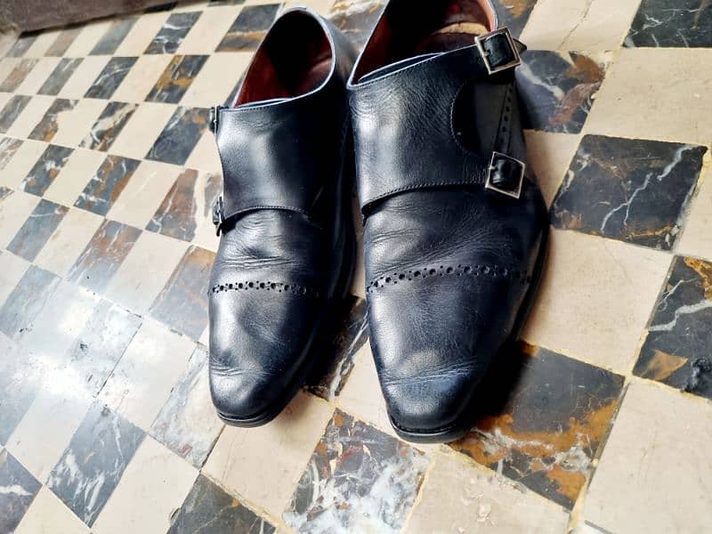 100% Pure Leather Branded Stylish European Shoes Condition OK 9.5/10 3