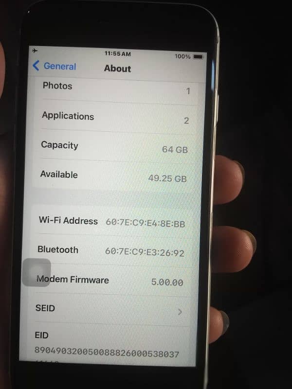 IPhone SE 2020 non pta factory unlock sim working 64gb 03271521558 6