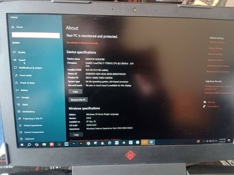 HP Omen for sale 1