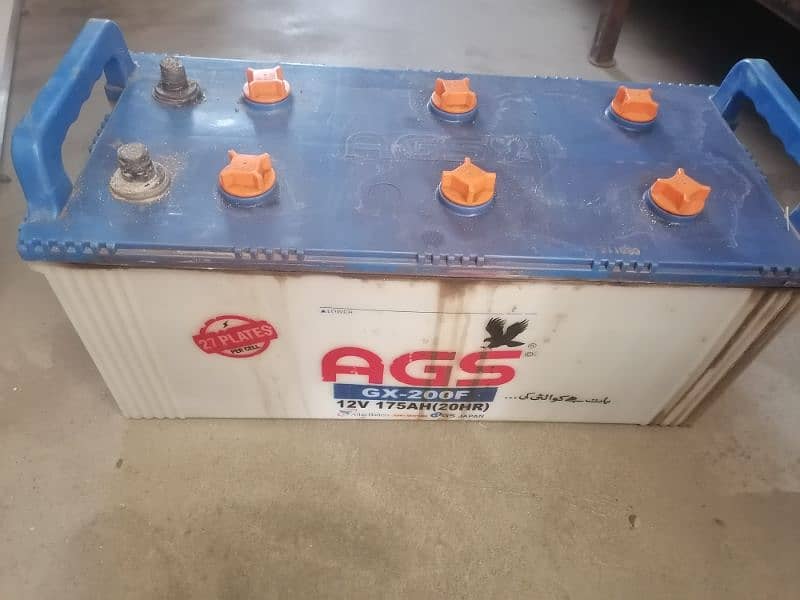 AGS G 200F 27plate 175ah  BATTERY FOR SALE 2