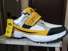 AC Cricket Shoes D1 Black Yellow