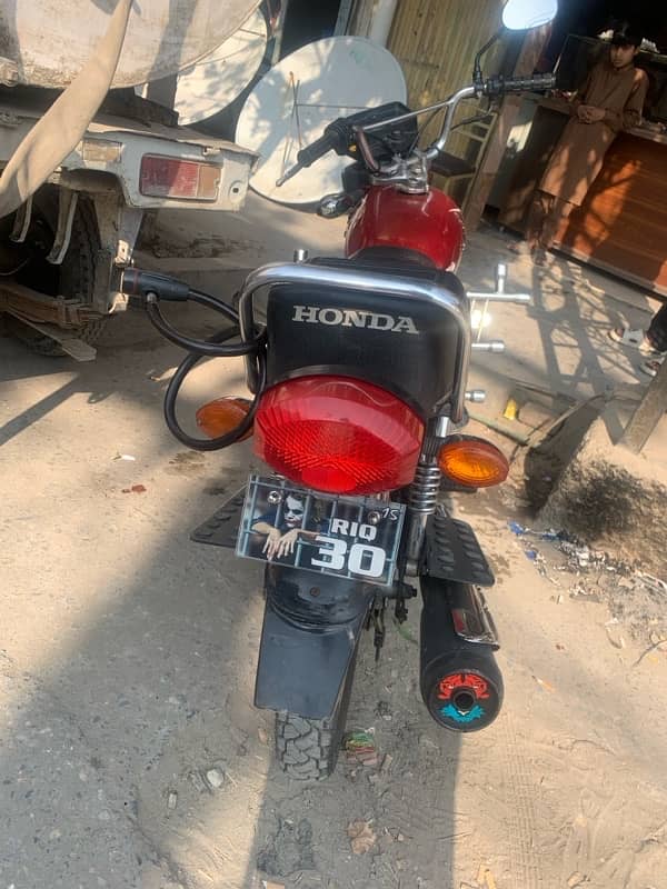 Honda CG 125 Model 14 Registerd 15 Rawalpindi Number Golden (30) 5