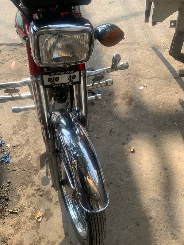 Honda CG 125 Model 14 Registerd 15 Rawalpindi Number Golden (30) 9