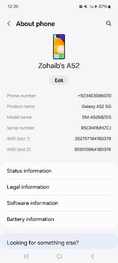 Samsung A52 5G Non PTA