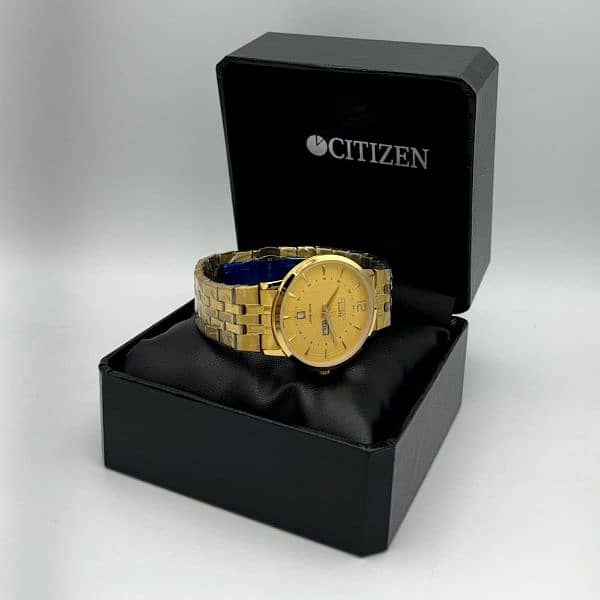 Orginal Citizen Golden Watches 0