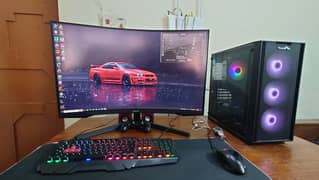 2K Gaming Rig+Monitor (165hz 32inch)or sale 10\10