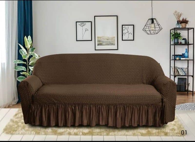 5 Seater Jersey Textured Sofa Covers 2