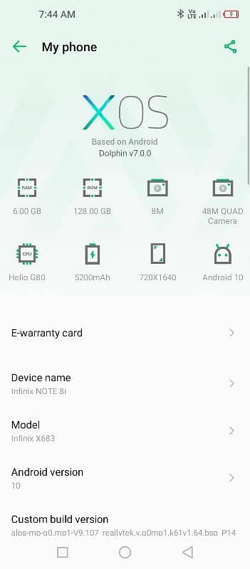 infinix Note 8! 6/128 0