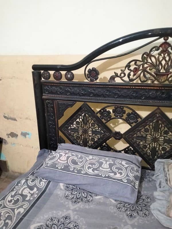 Double bed with mattress 6/  6½ 1