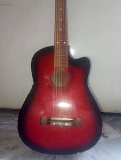 Acoustic Guitar + Capo and Pick FREE