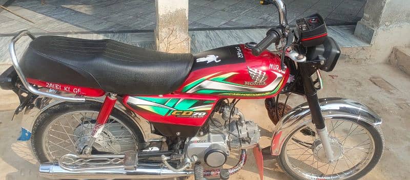 I am selling for bike honda Cd 70 2023 model ha first owner 4