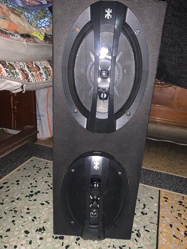 Sony 4 Way speakers and box 1