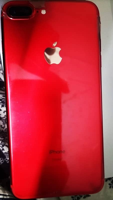 Iphone 7 plus in red color PTA approved 2