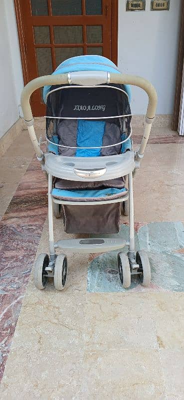 large size sightly used pram 1