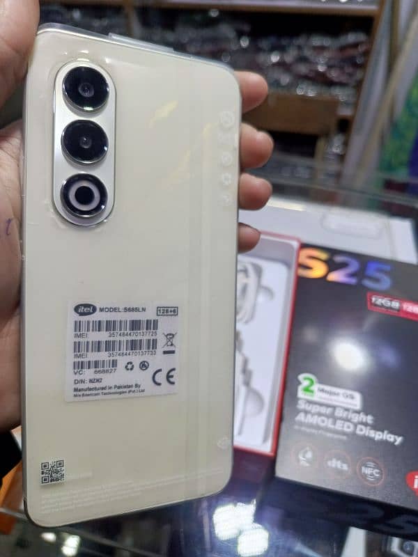 itel s25 just box open 12/128 1