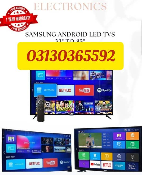 Samsung new model 32" Andriod smart led tv 0