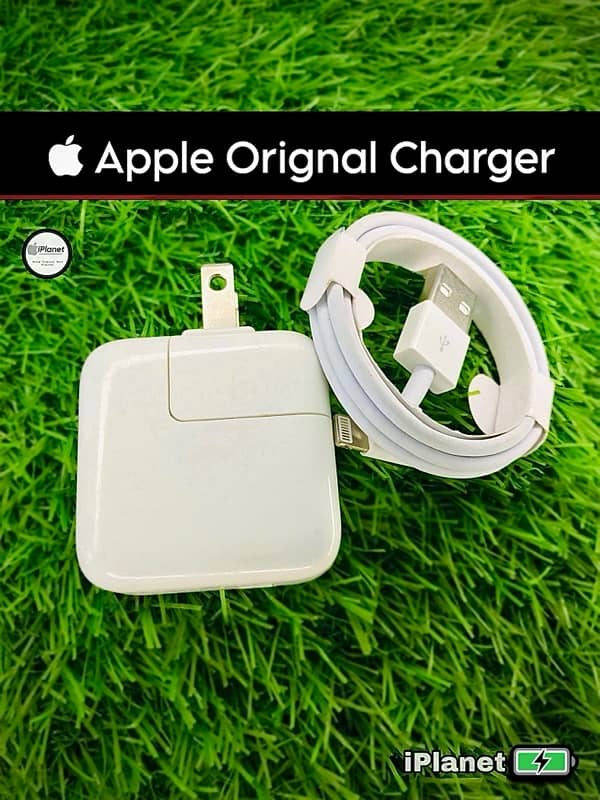 iphone orignal charger with cable-fast-orignal-12Watt-for 7,8,Xs,x,11 0