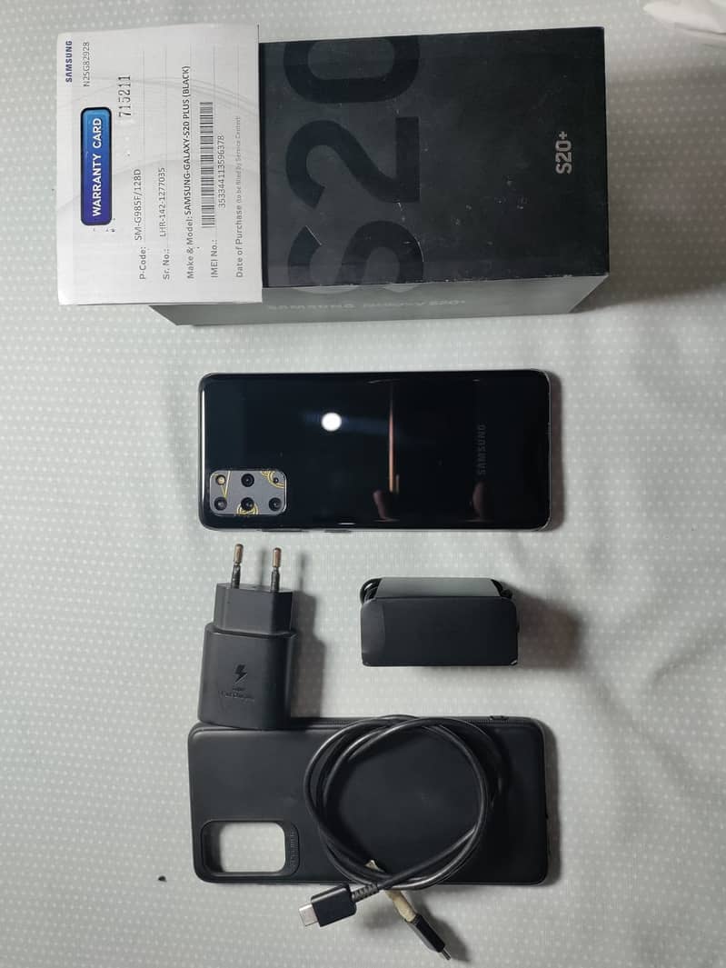 Galaxy S20 Plus Official PTA Approve All Original Accessoris + Box 0