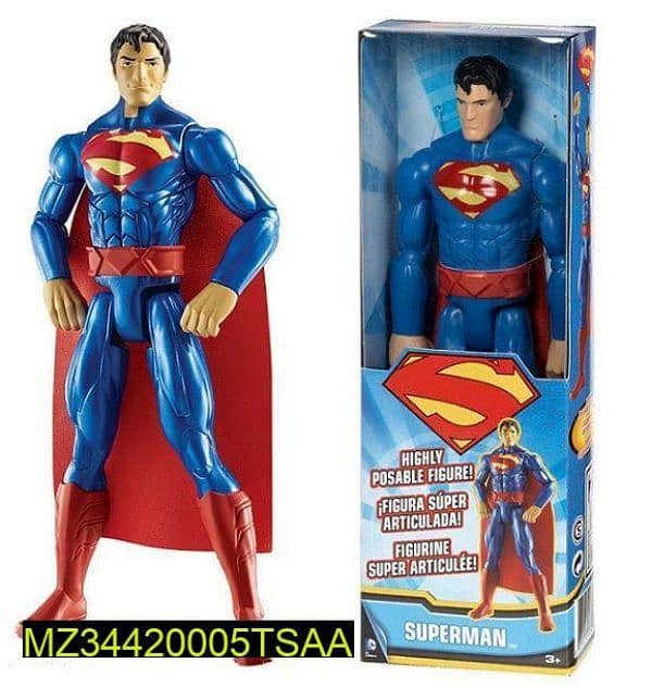 kids avengers and Superman batman actions figures 4