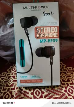 MP-HF-09 Multi Power STEREO EARPHONE