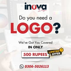 Get your logo design in 500 rupees only