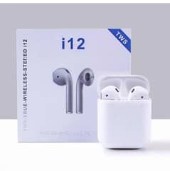 TWS I12 wireless white color