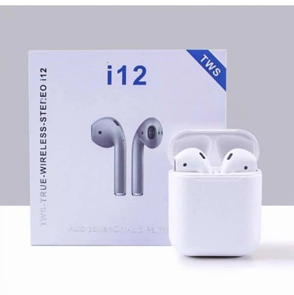 TWS I12 wireless white color 0