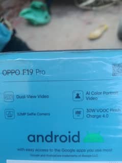 OPPO F 19 PRO 8/128. URGNT SELL BOX AND SET CONDITION. 8.0