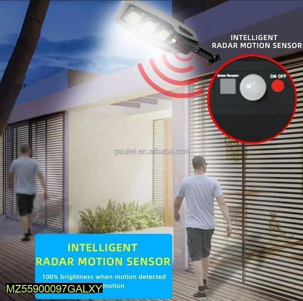 solar motion sensor outdoor wall light 2