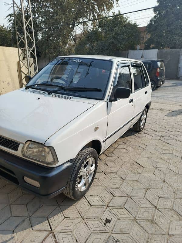 Suzuki Mehran VX 2011 white colour antique car in town 3