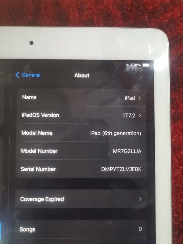 Ipad 6th generation 2gb ram 32gb internal Storage 2