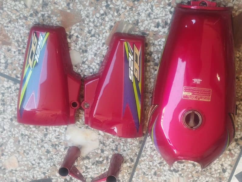 honda 125, 2017 model tanki tappy plus glassie for sale 3