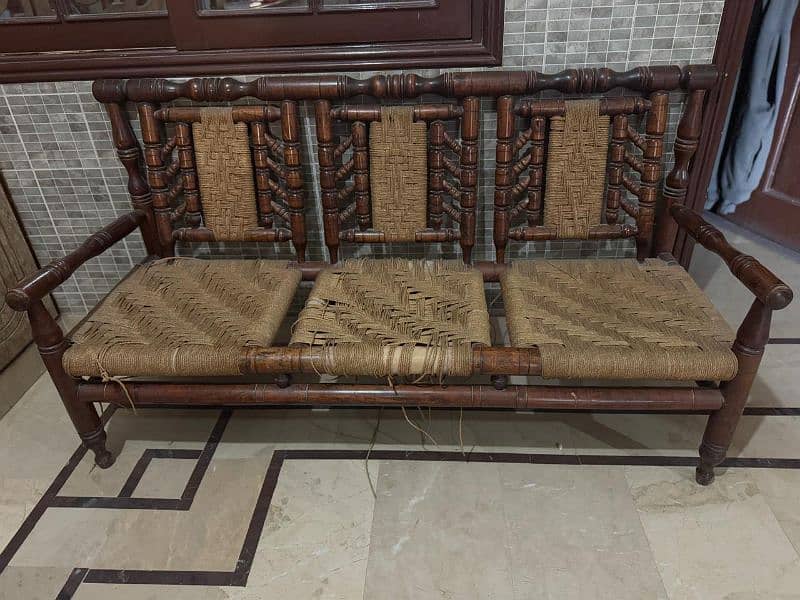 8 seater wooden sofa set 5