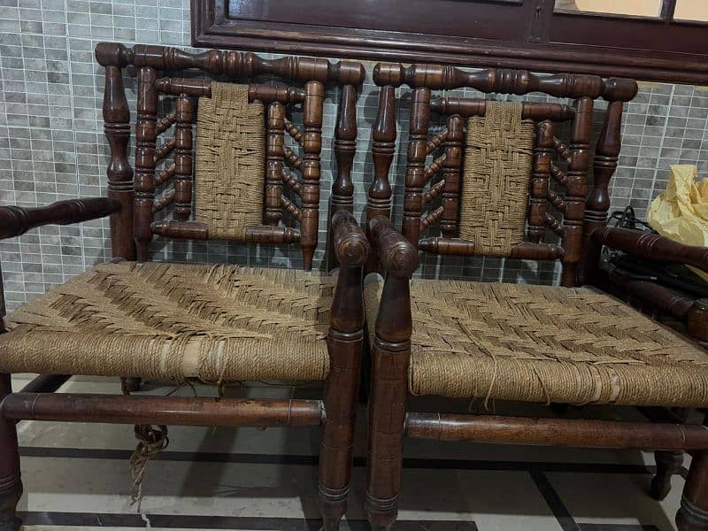 8 seater wooden sofa set 7