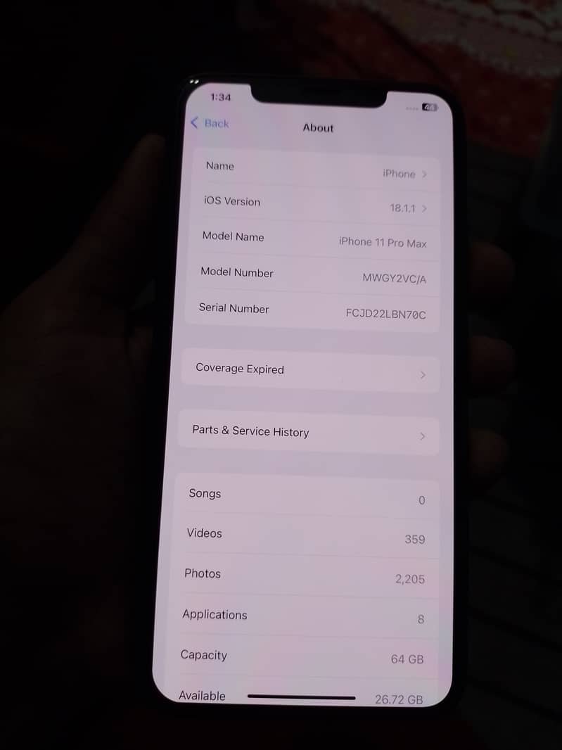 iphone 11 pro max 64GB factory lock All okay 3